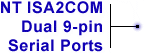 NT ISA2COM Dual Serial Port Card
