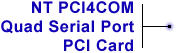 NT PCI2COM Parallel Port Card