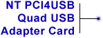 NT PCI2USB USB Adapter Card